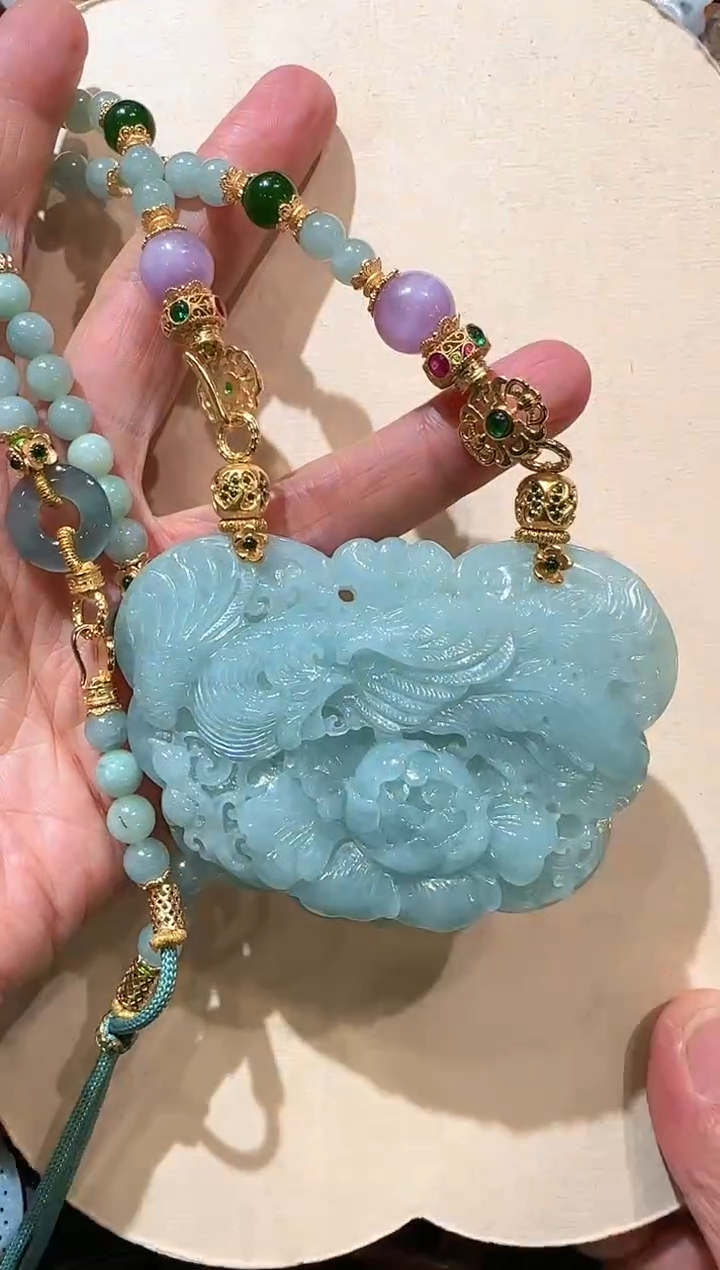 【闪购商品】翡翠颈饰未镶嵌国风