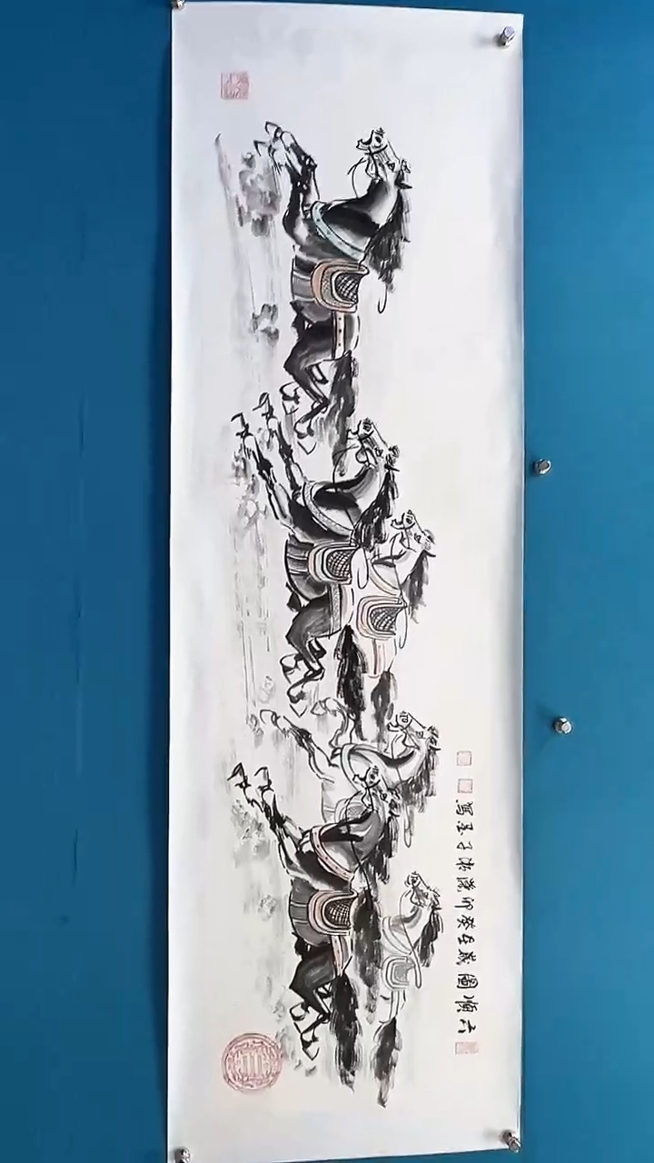 【闪购商品】绘画邓志标骏马系列13