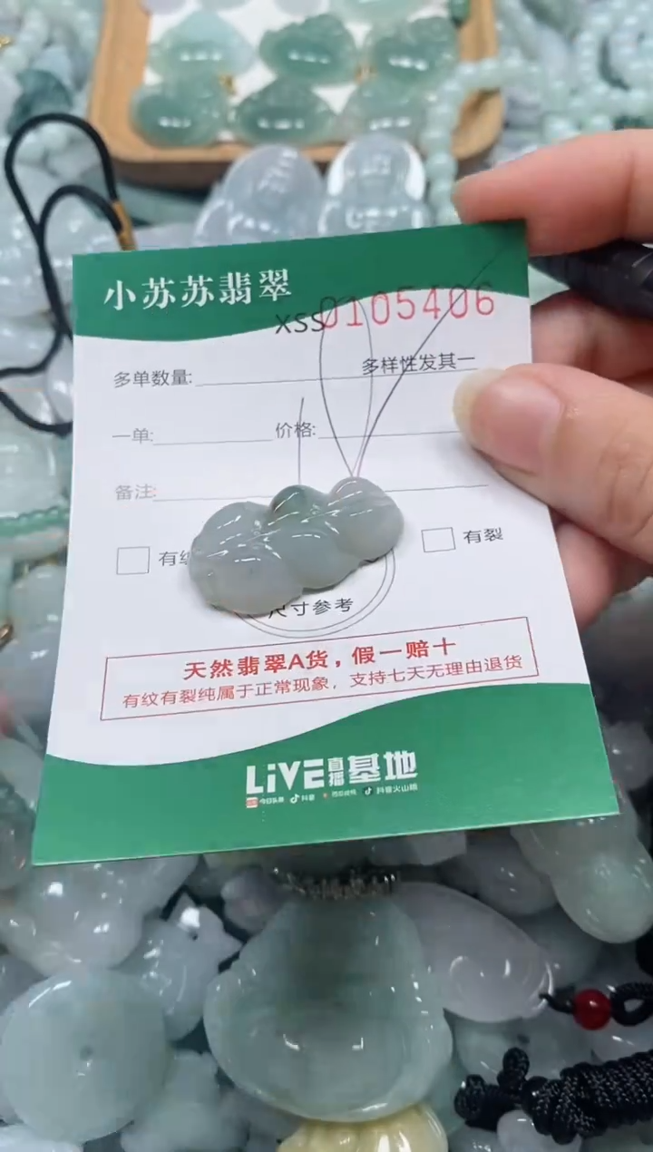 【闪购商品】翡翠颈饰未镶嵌闪购商品0105406