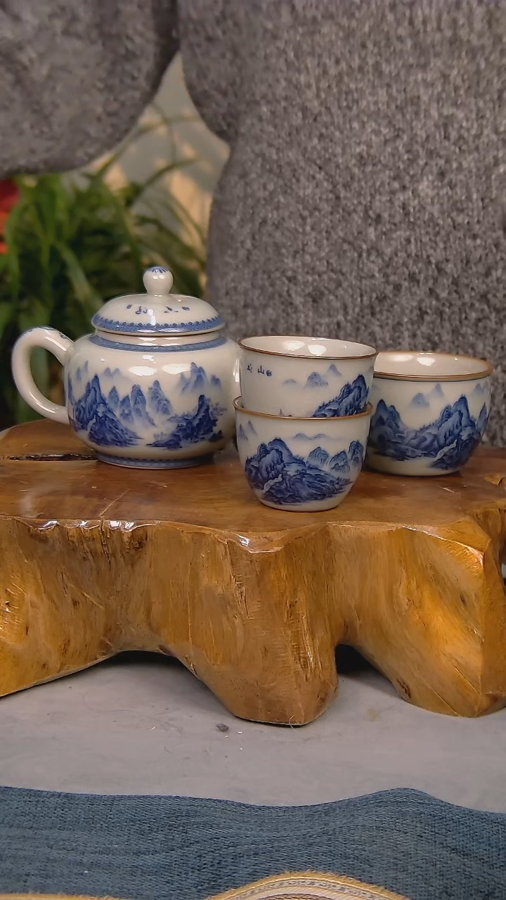 【闪购商品】简装家用款4件套 陶瓷家用茶具系列