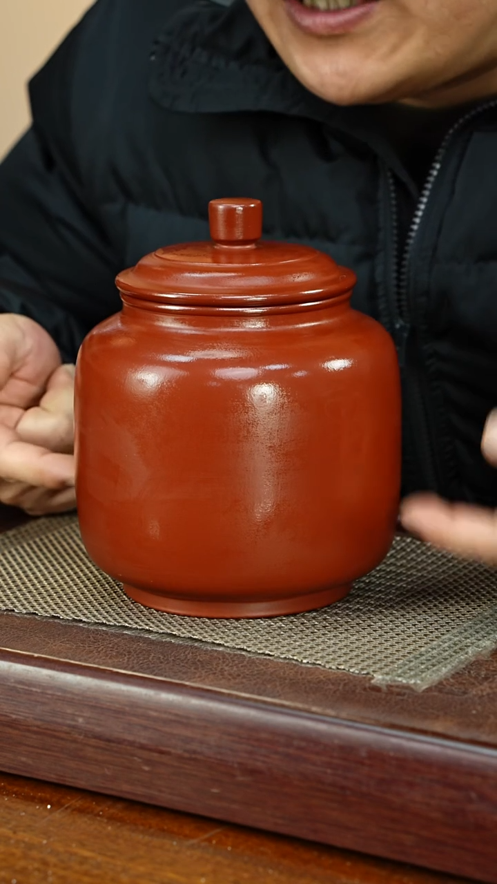 宜兴原矿紫砂茶叶罐