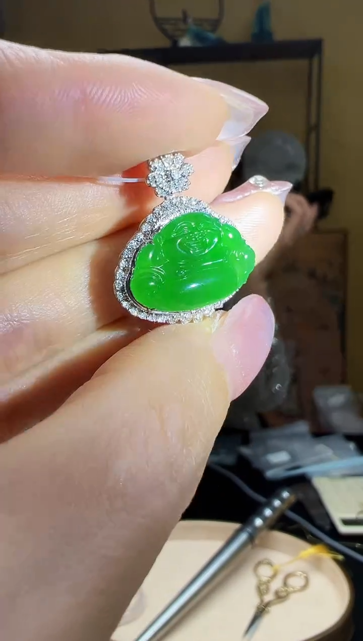 【闪购商品】翡翠颈饰18K金镶嵌DFZ0206-27