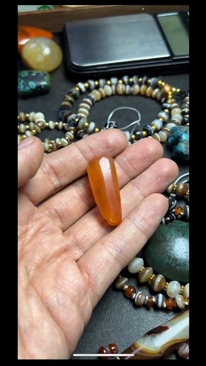 玛瑙/玉髓吊坠(不含链)未镶嵌pz804-90老珠子