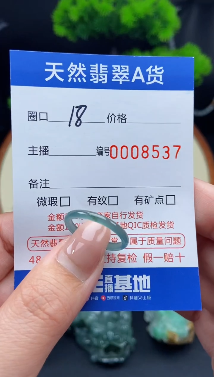 【闪购商品】翡翠戒指未镶嵌戒圈