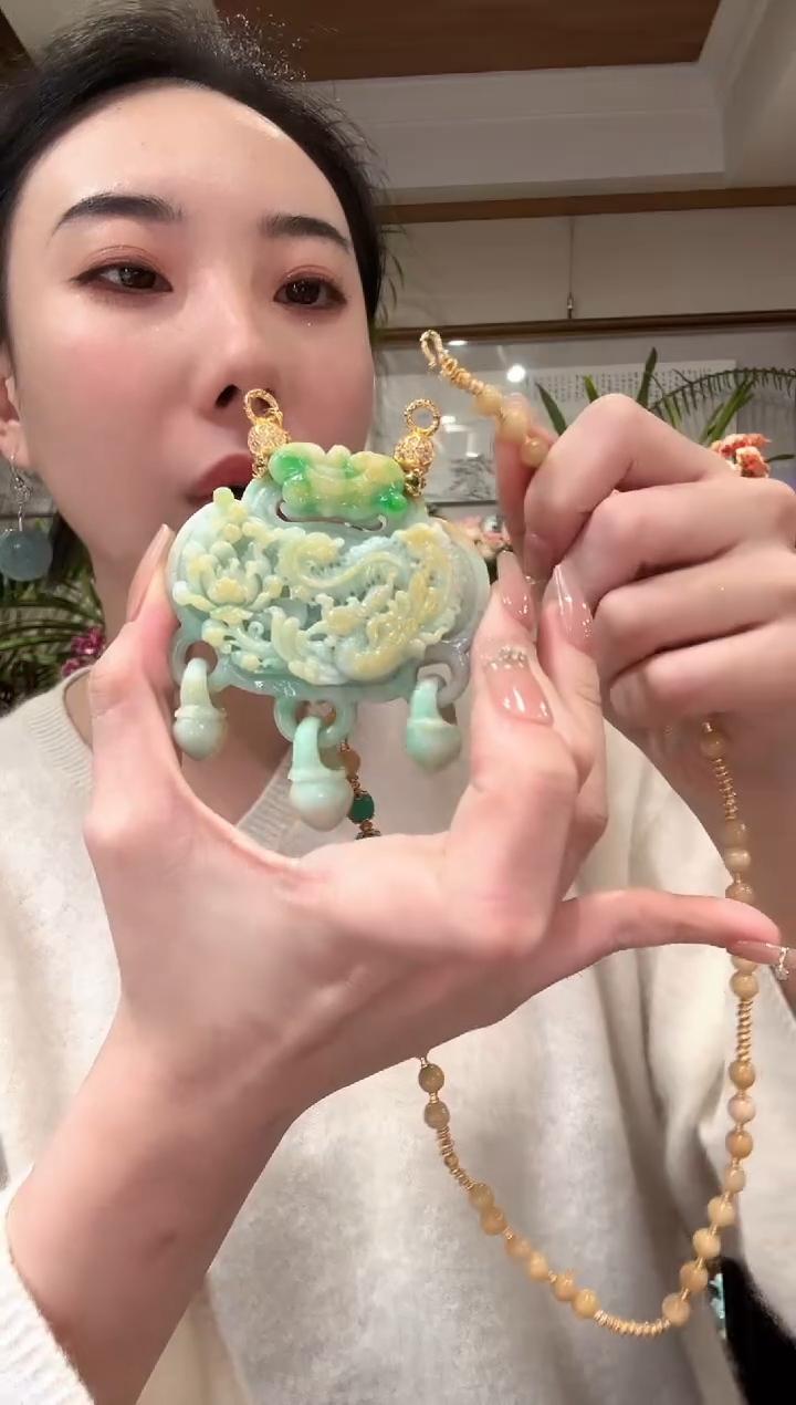 【闪购商品】翡翠颈饰未镶嵌国风