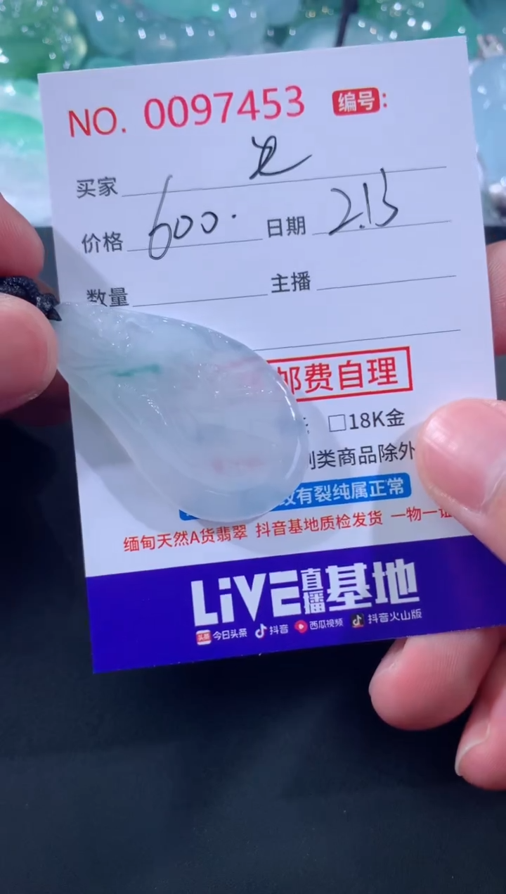 【闪购商品】翡翠颈饰未镶嵌先生