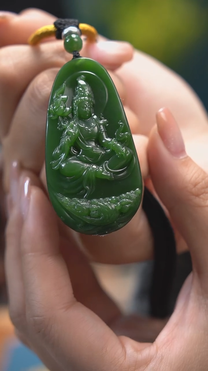 【闪购商品】和田玉吊坠(不含链)未镶嵌观音