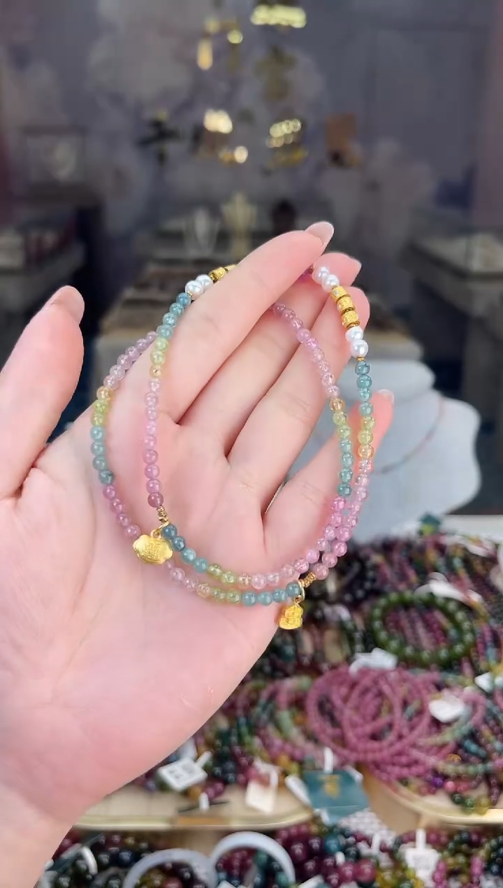 【闪购商品】碧玺/未镶嵌碧玺项链多样性发货