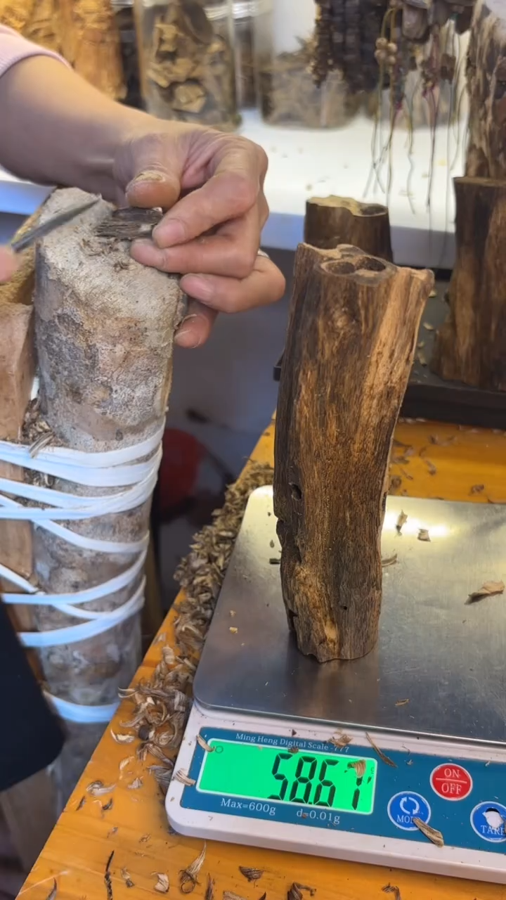 沉香沉香碎屑奇楠沉香58克