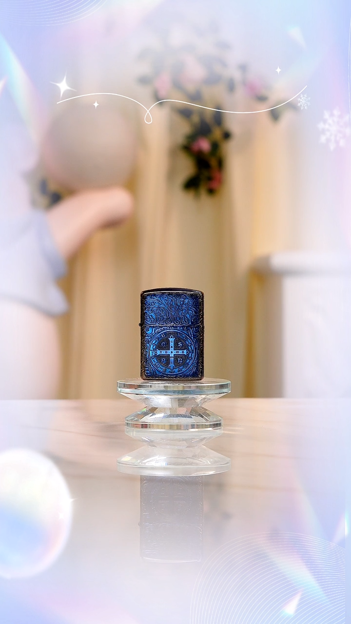 Zippo 烤蓝康斯坦丁 礼盒礼袋一整套
