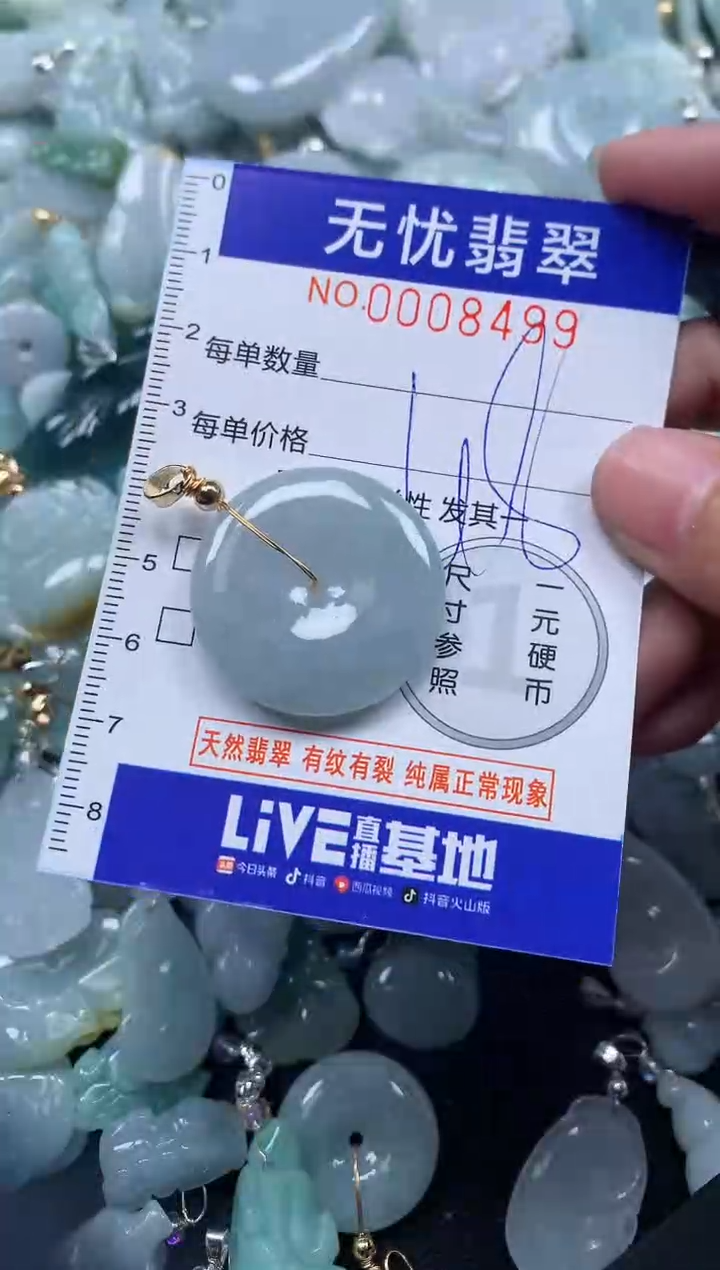 颈饰未镶嵌翡翠8499