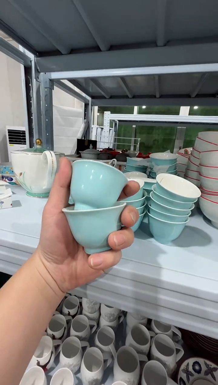 瓷片日用陶瓷（简装）小茶杯2个