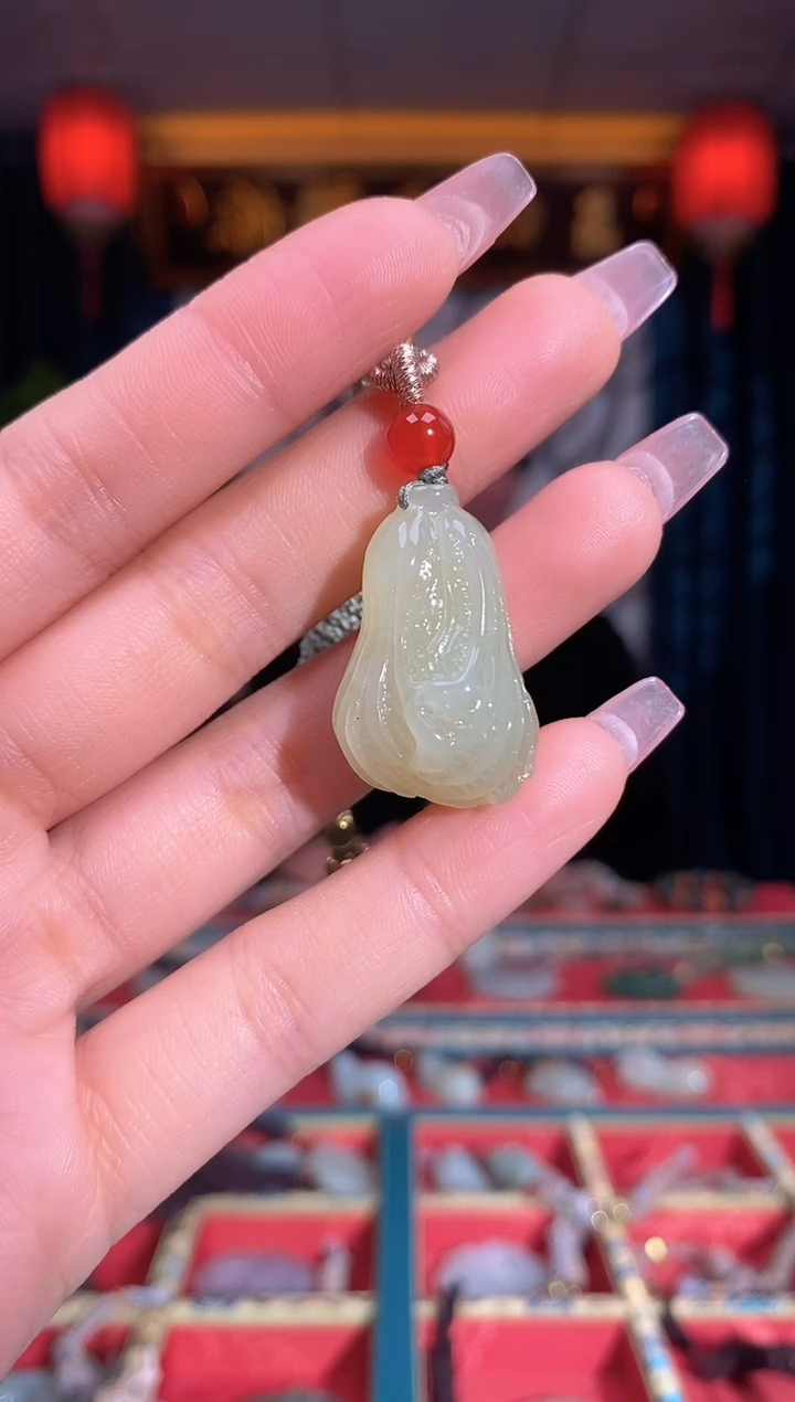 【闪购商品】和田玉颈饰未镶嵌白菜