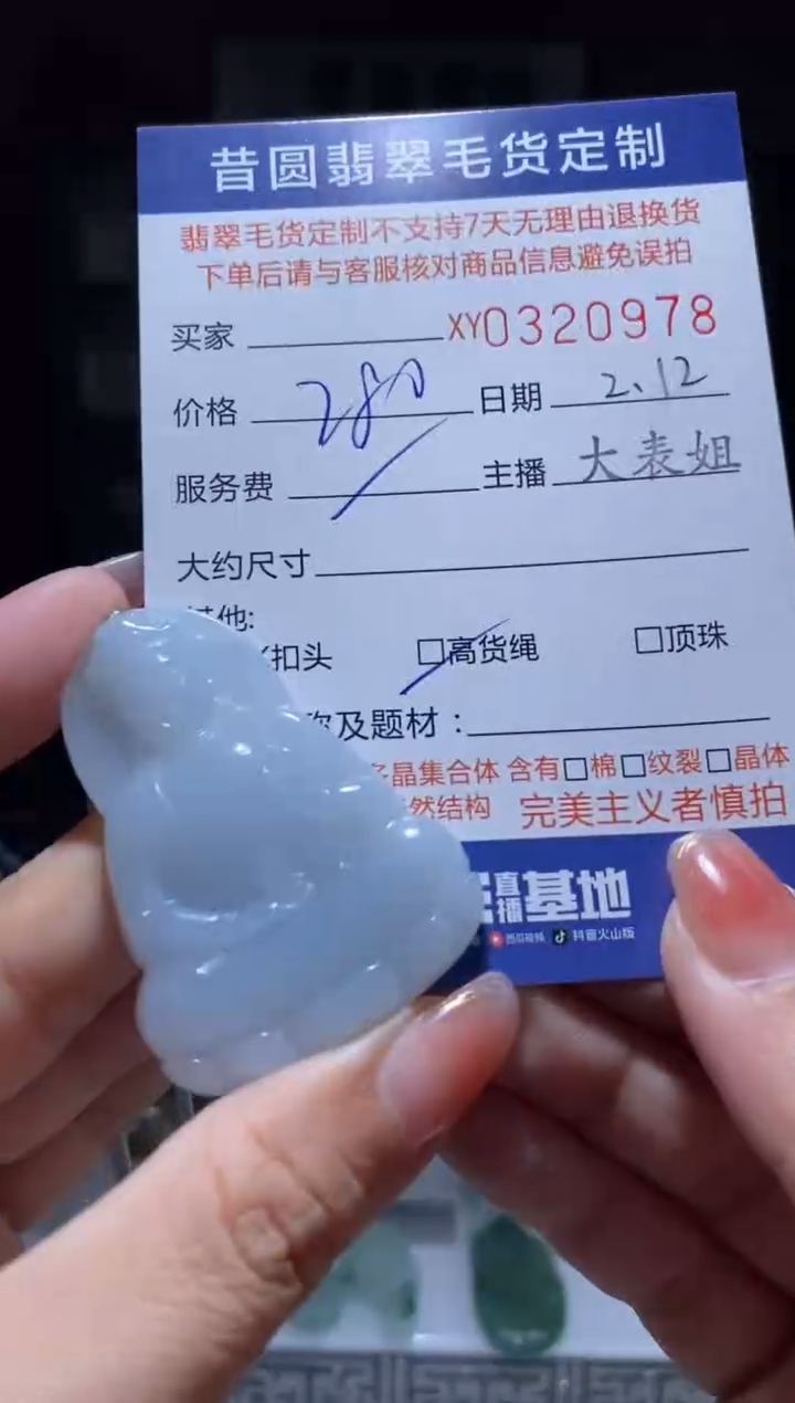 【闪购商品】翡翠颈饰未镶嵌翡翠320978