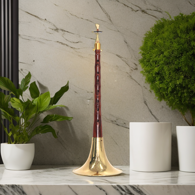 专业级老红木降B调唢呐包教学送视频曲谱伴奏初学演奏乐器