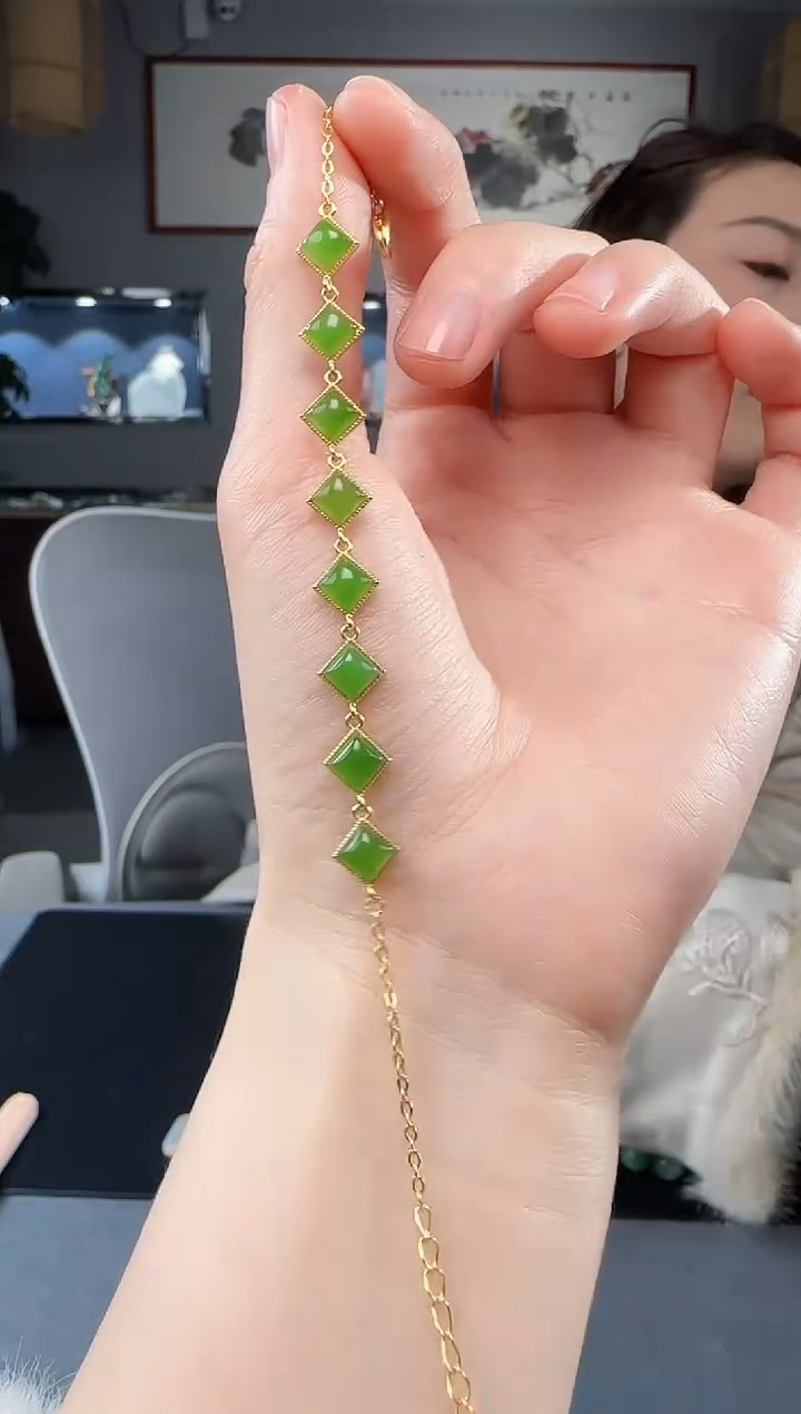 【闪购商品】和田玉吊坠(不含链)银S925镶嵌1