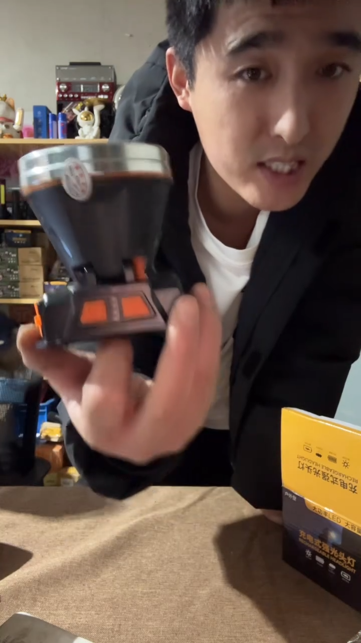 白光定焦大光杯头灯