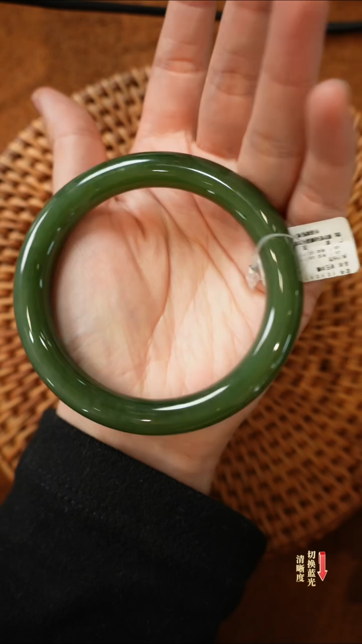 【闪购商品】和田玉手镯未镶嵌0214-015（60圈口）