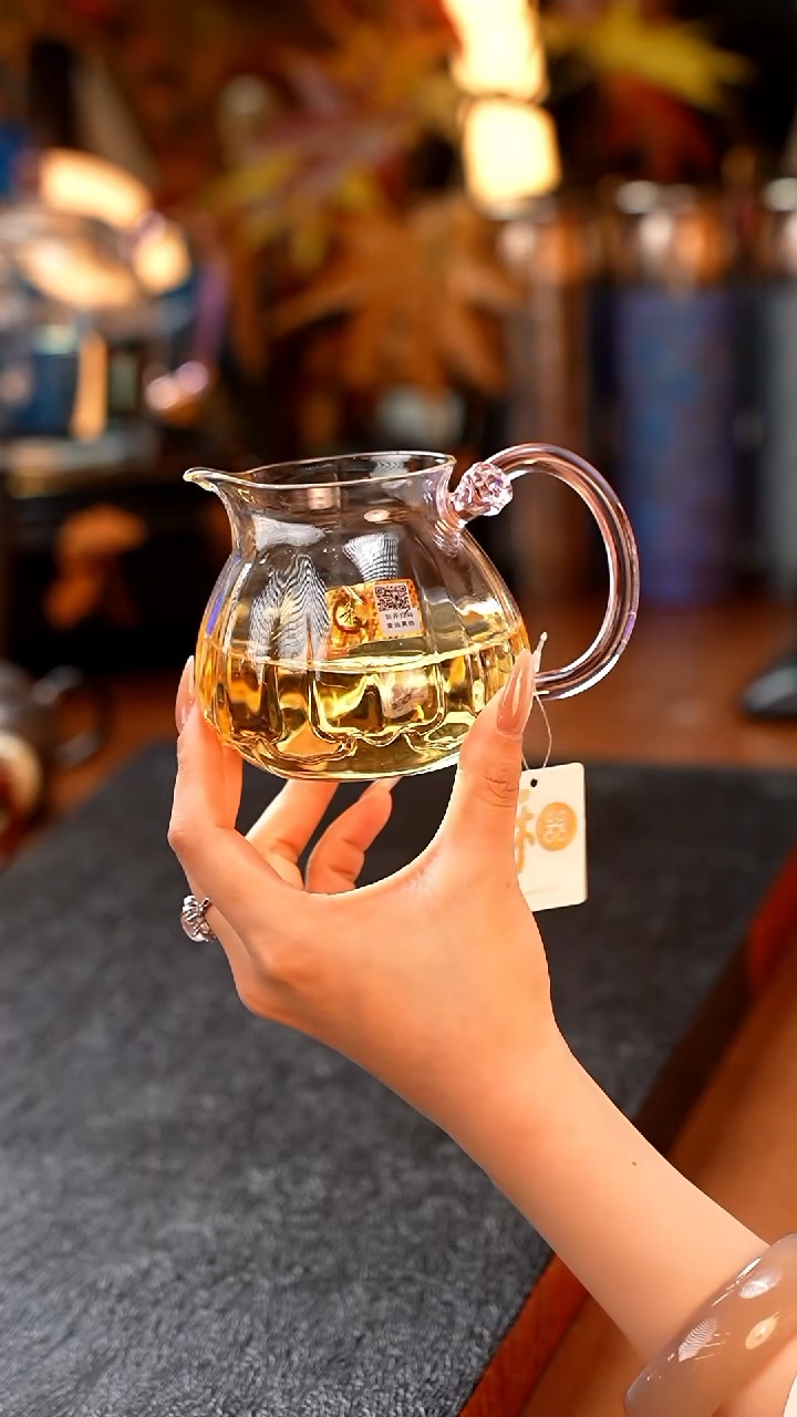 禾器/晶彩莲君茶海/浅粉