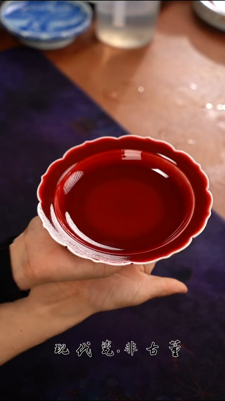 （售后需完整开箱视频）郎红花口壶承@@