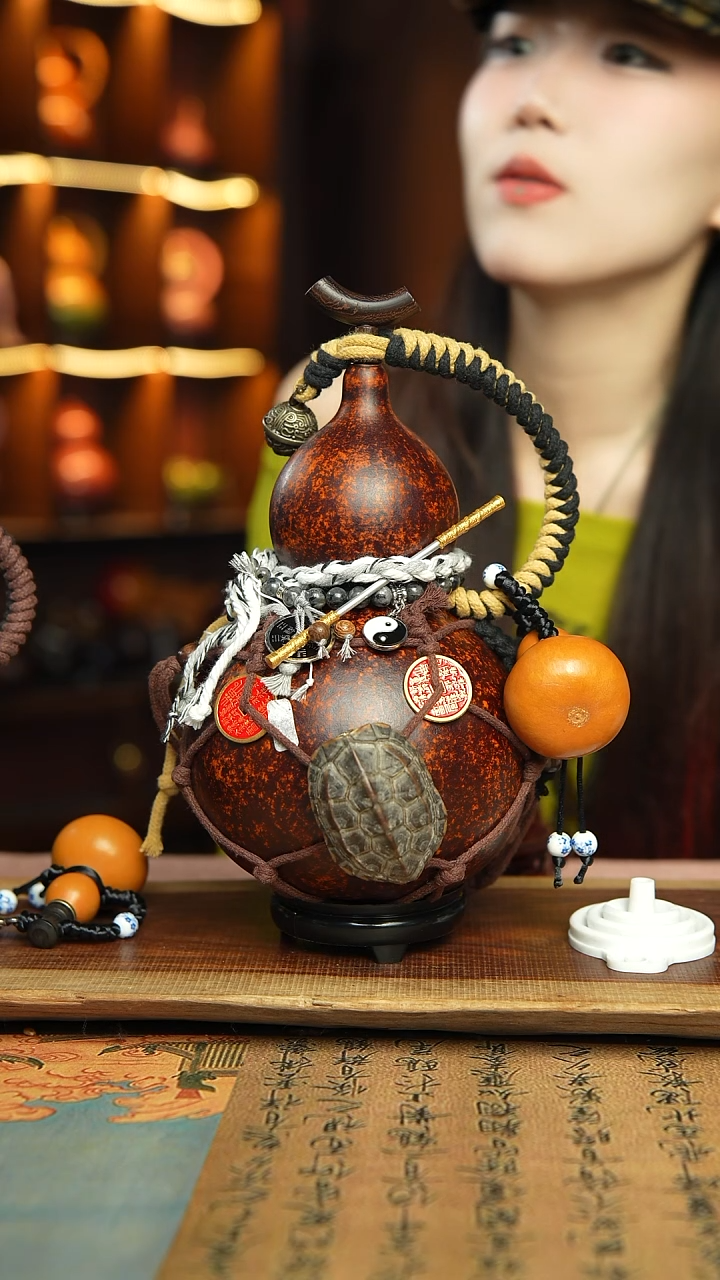 124号精品大漆酒葫芦防腐防渗装水茶酒