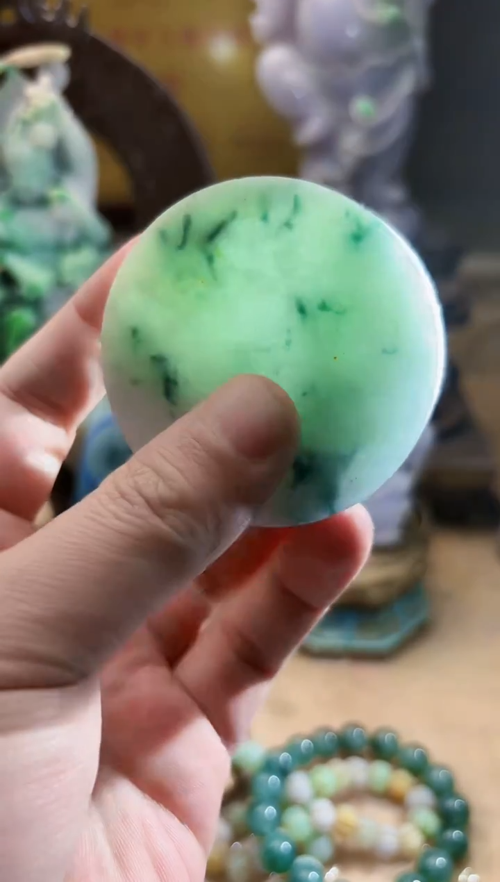 未镶嵌挂件翡翠A货张麦9533