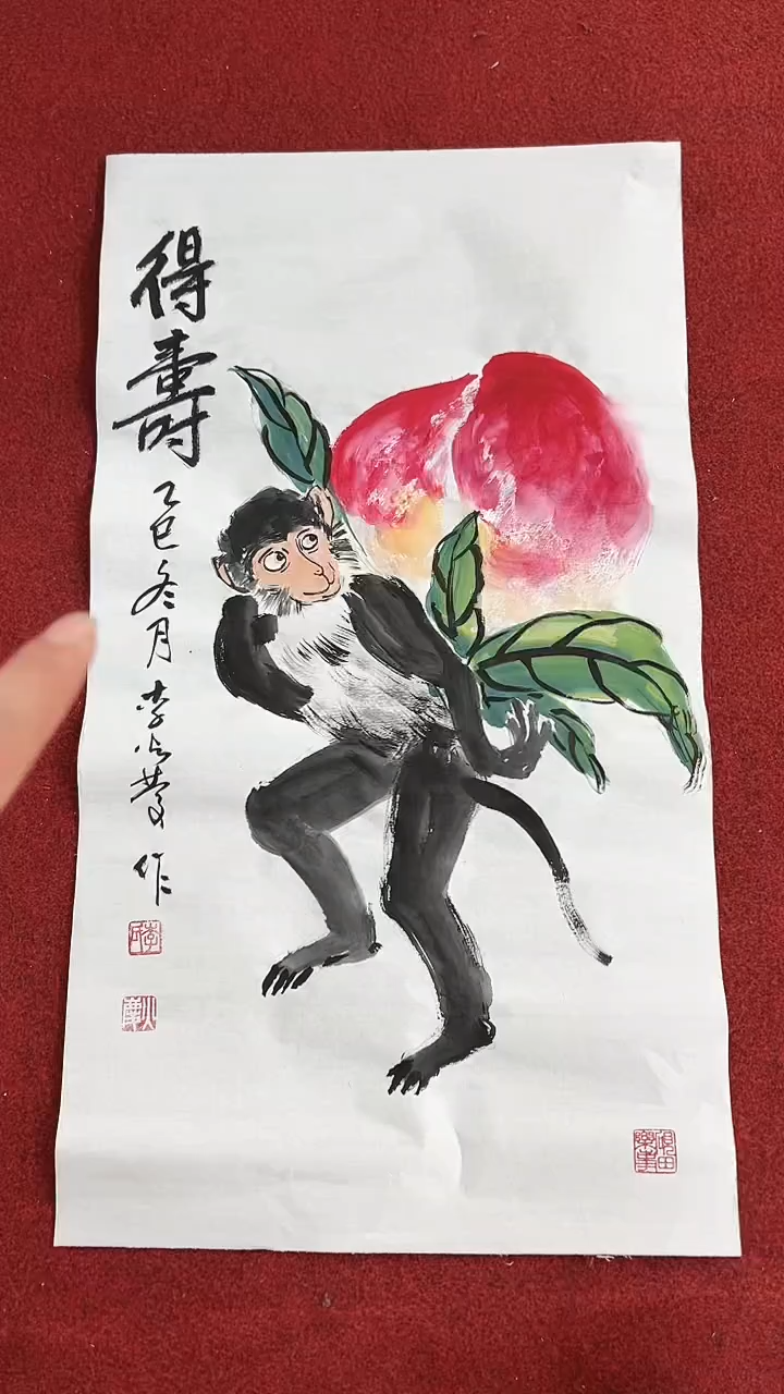 国画李火庆/国画/花鸟