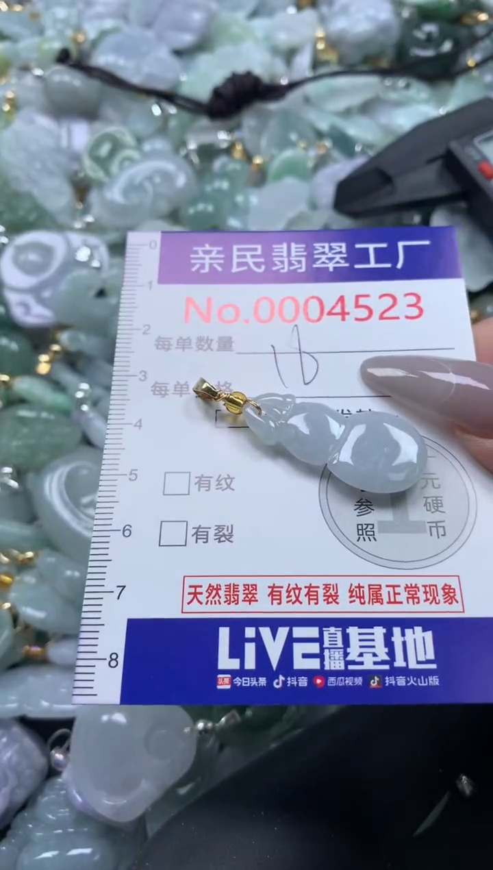 颈饰未镶嵌翡翠4523