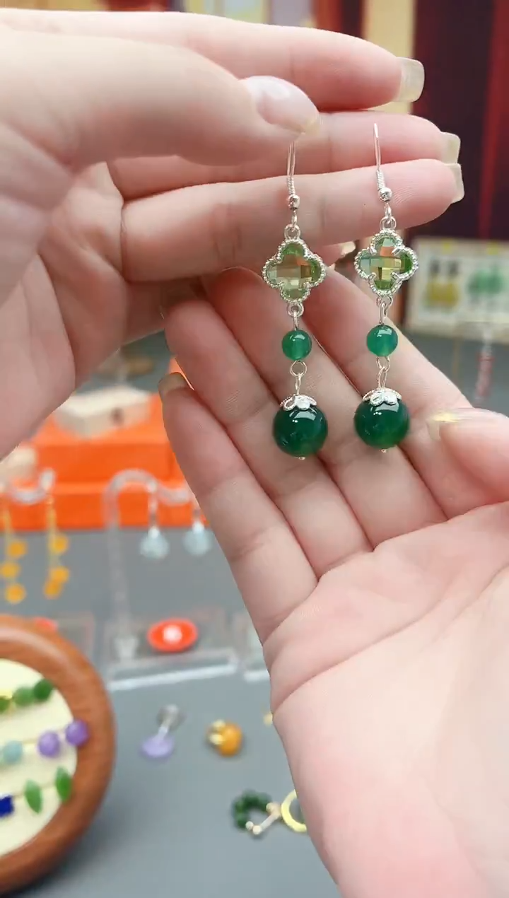 未镶嵌耳钉玛瑙/玉髓705