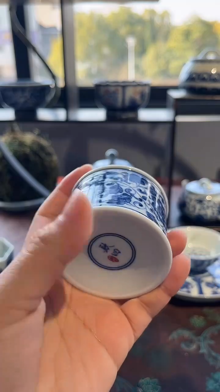 顺**水镹曰陶手工手绘柴窑制作
