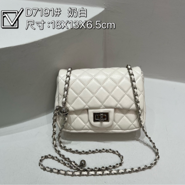 【TT Studio】ZT-D7191-奶白 RAIN.CUN简约轻奢女包