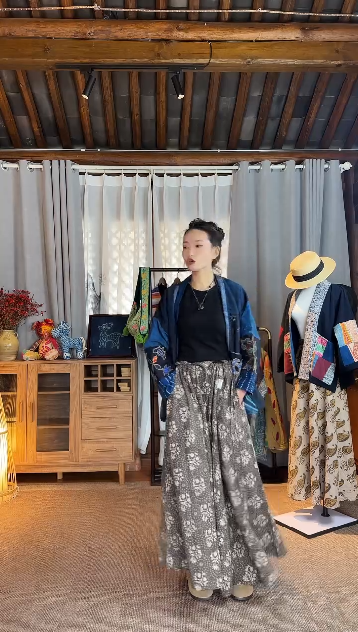 【闪购商品】设计师款抽绳裙子