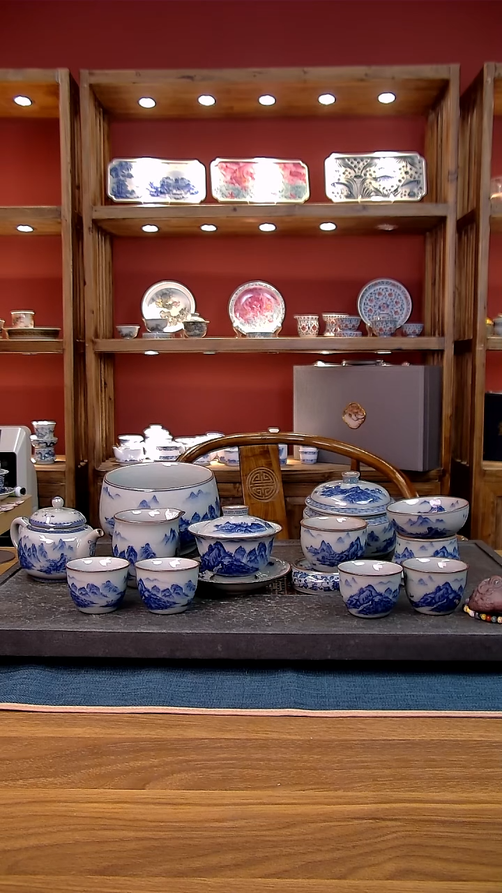 简装家用款12件套 老陶泥开片纹陶瓷茶具