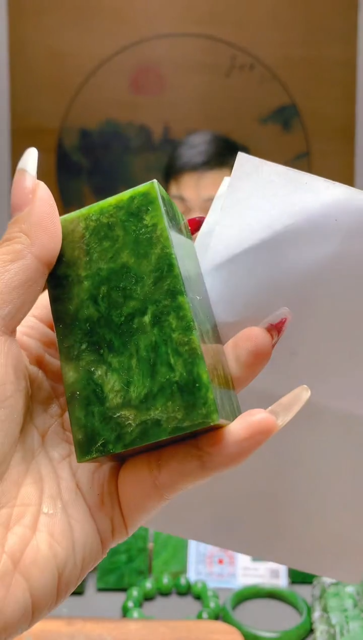 【闪购商品】和田玉（碧玉）珠宝半成品未镶嵌1