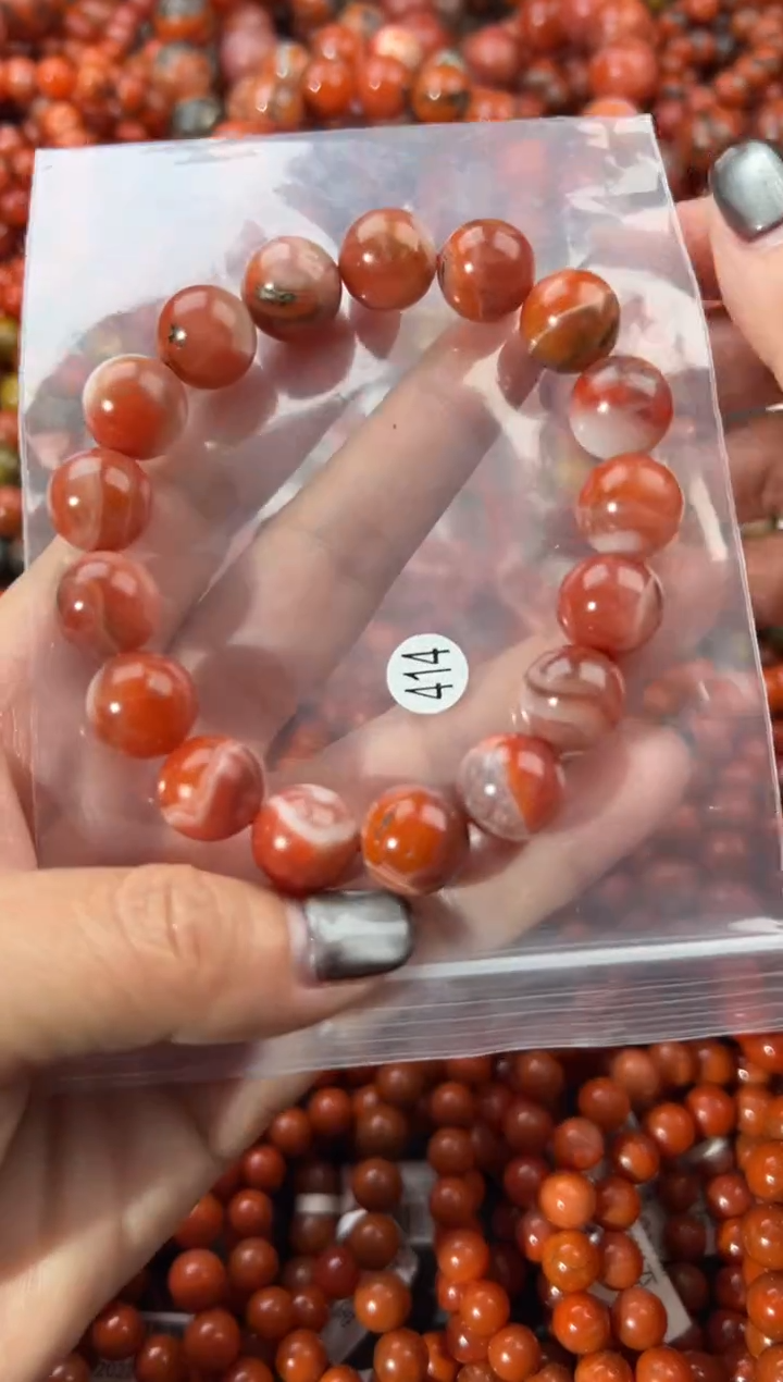 未镶嵌手串南红玛瑙12+