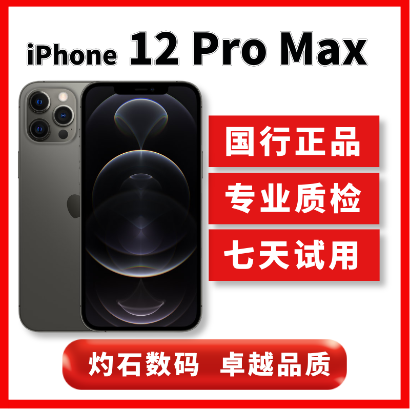 95新 Apple/苹果 12 ProMax国行严选零售版原装精品靓机长续航