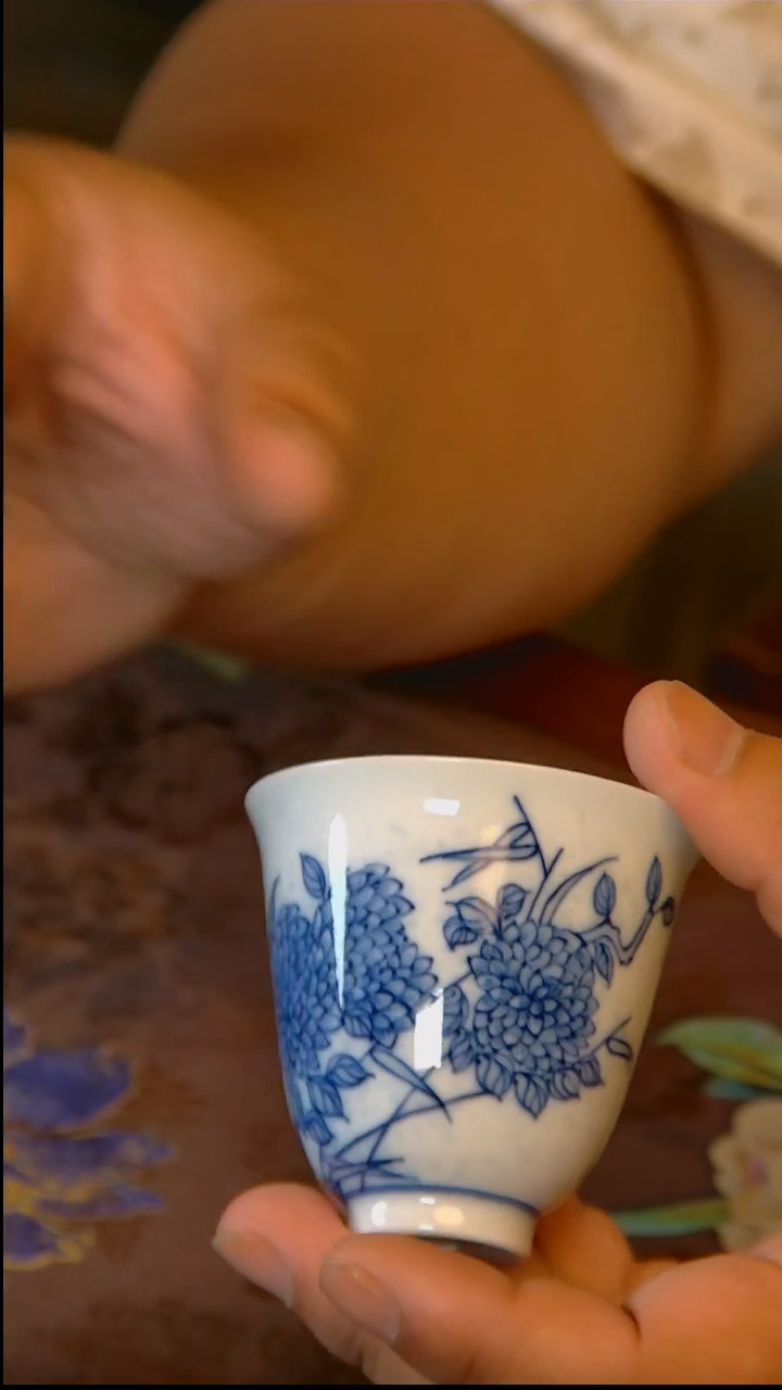 杯手工手绘杯杯很美丽