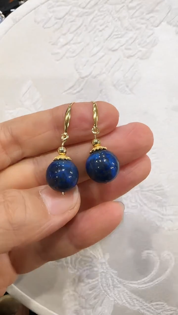 青金石未镶嵌颈饰国风