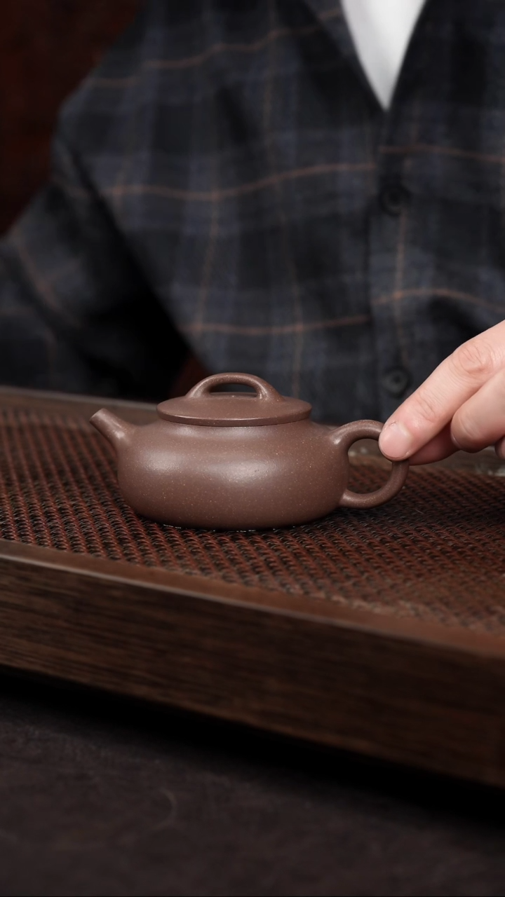 【闪购商品】紫砂茶壶老紫泥大彬诗意