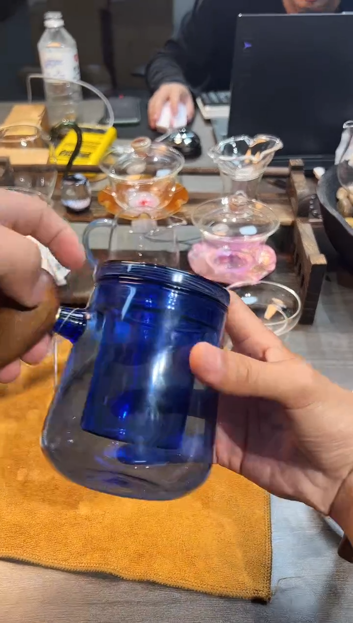 【闪购商品】鲲悦杯宝蓝色办公杯