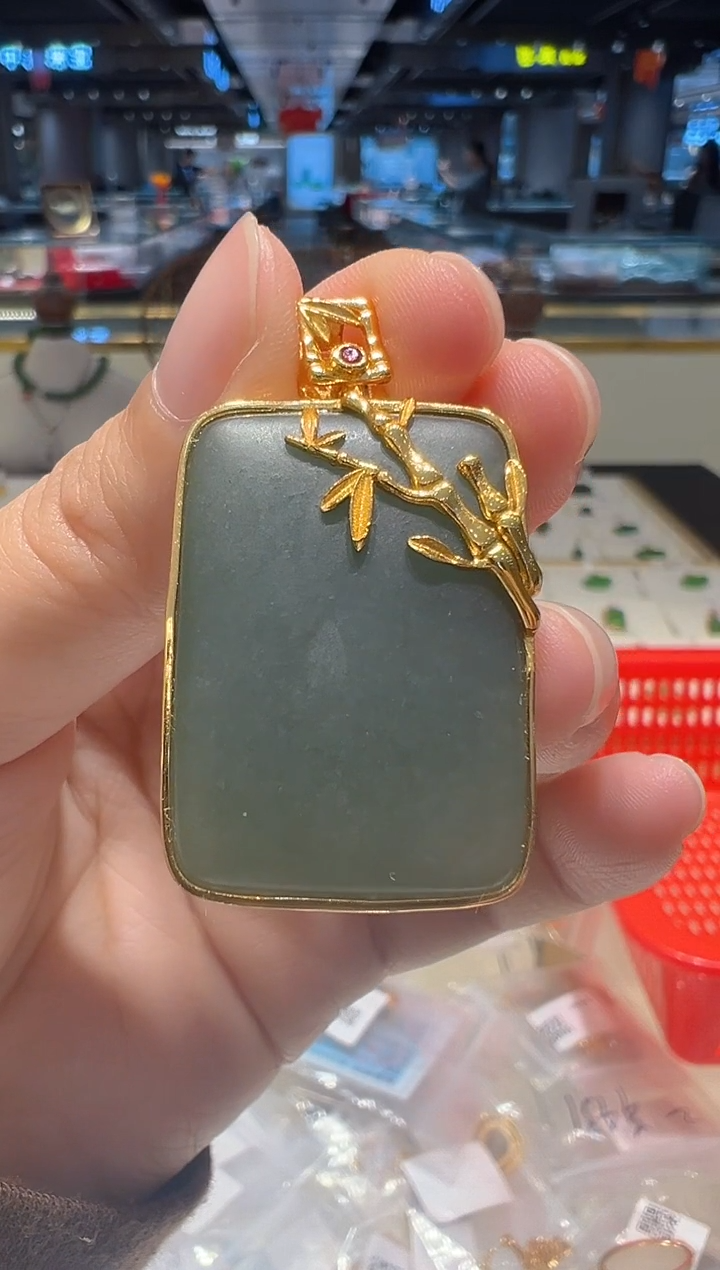 【闪购商品】和田玉颈饰银S925镶嵌11111