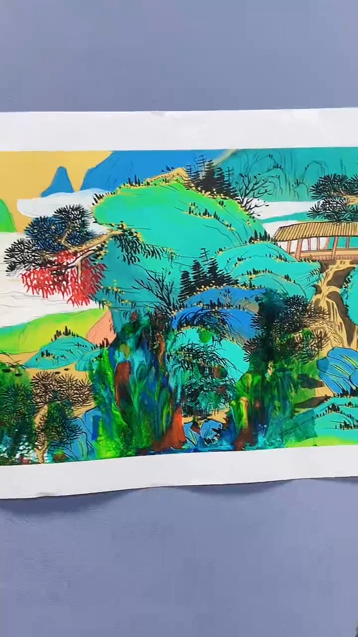 【闪购商品】绘画赵燮绘画2平尺抽象山水