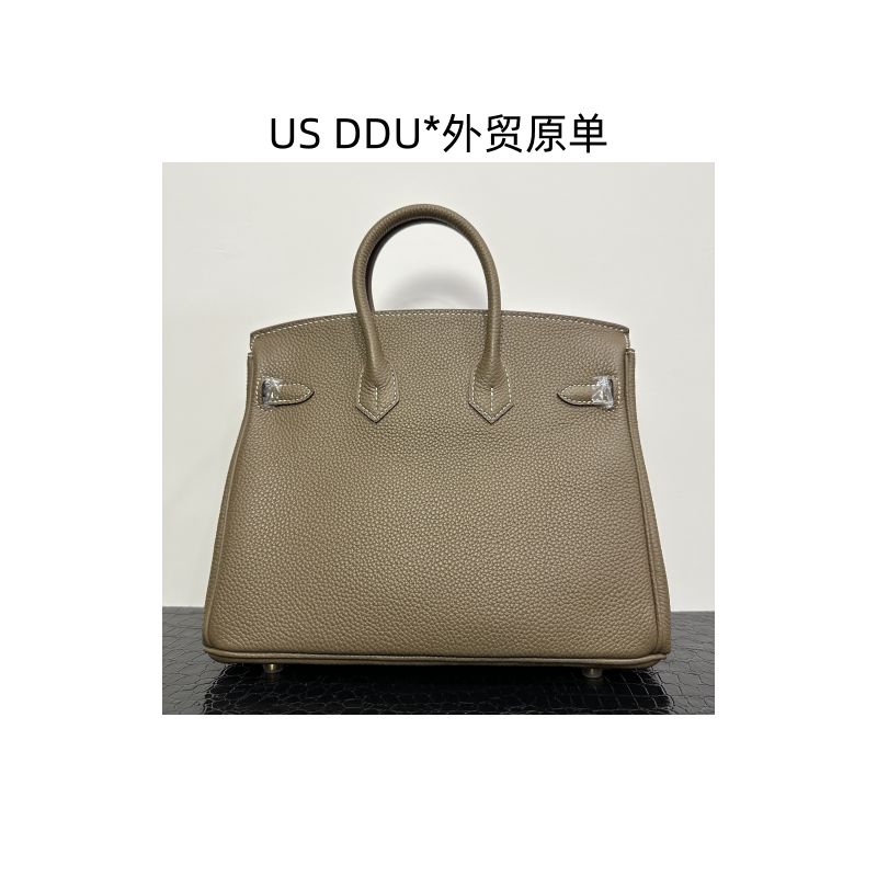 H 大象灰铂金25手工包手提女包 铂金25/Z005