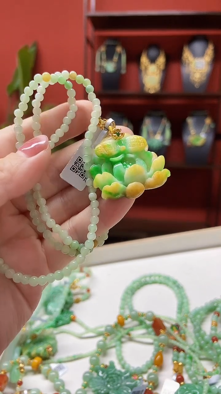 颈饰未镶嵌翡翠翡翠吊坠