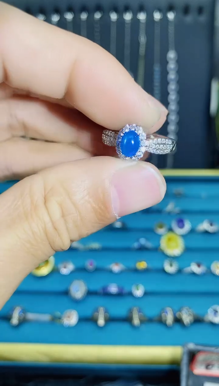 【闪购商品】欧泊戒指银S925镶嵌1121