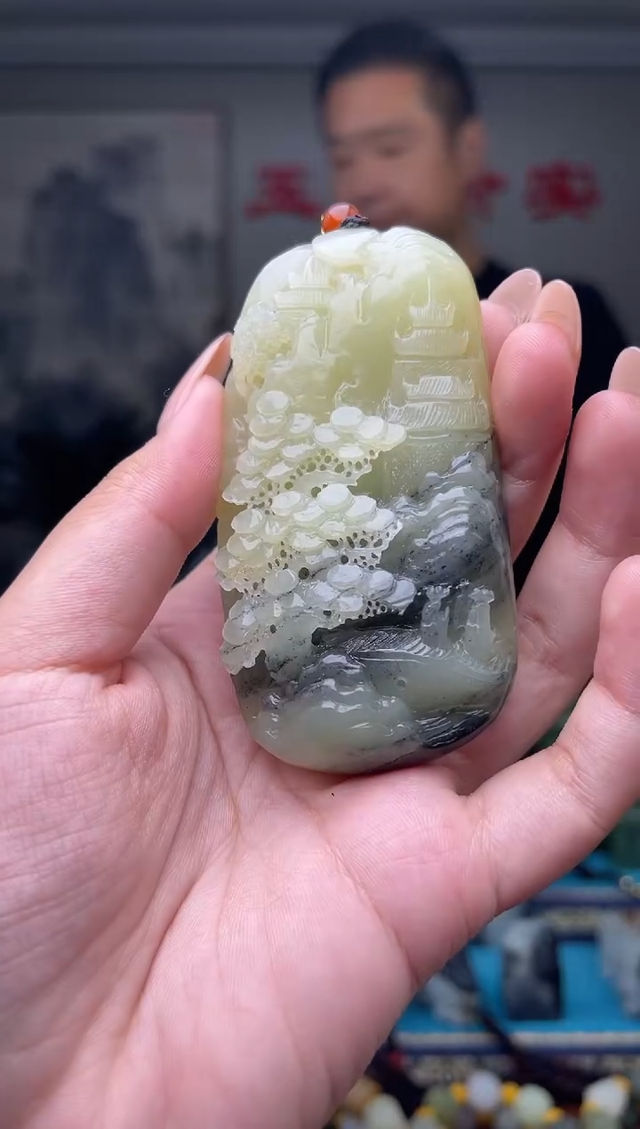 未镶嵌和田玉挂件1