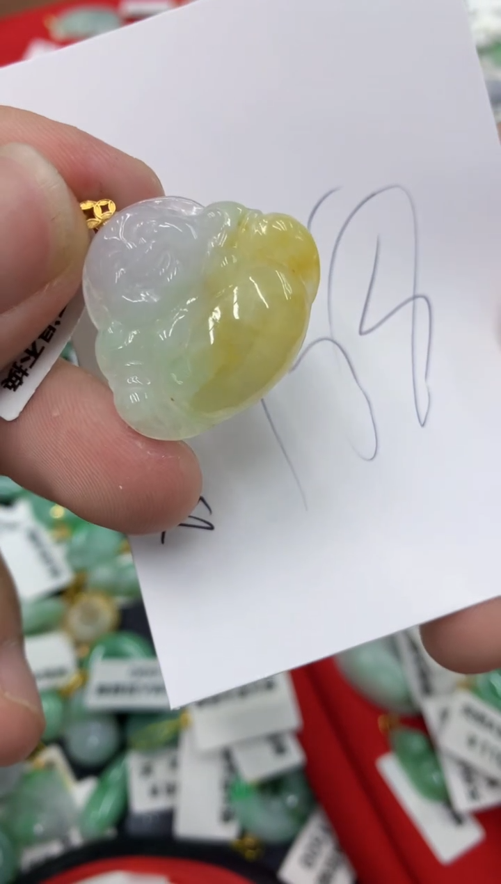 【闪购商品】翡翠颈饰18K金镶嵌号链接11111111