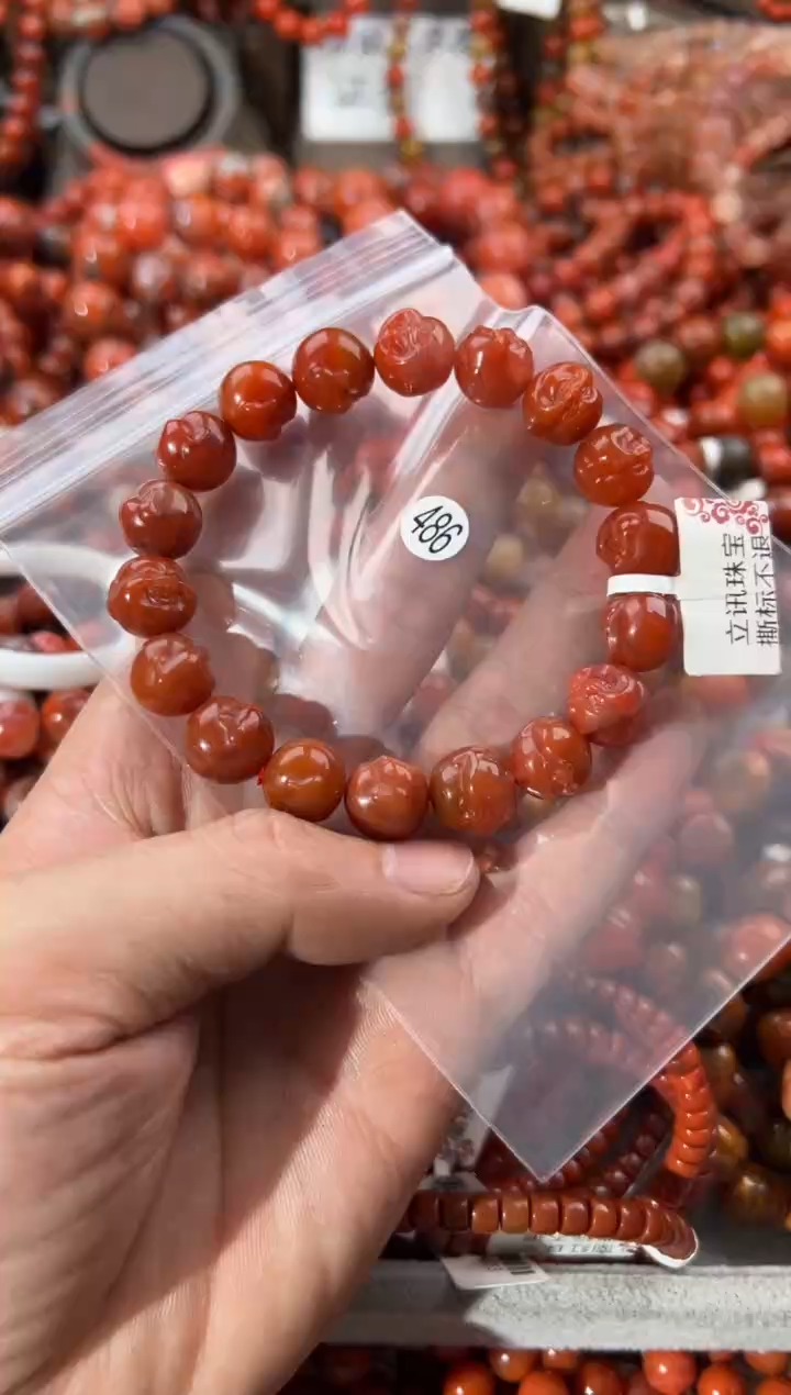 未镶嵌手串南红玛瑙12