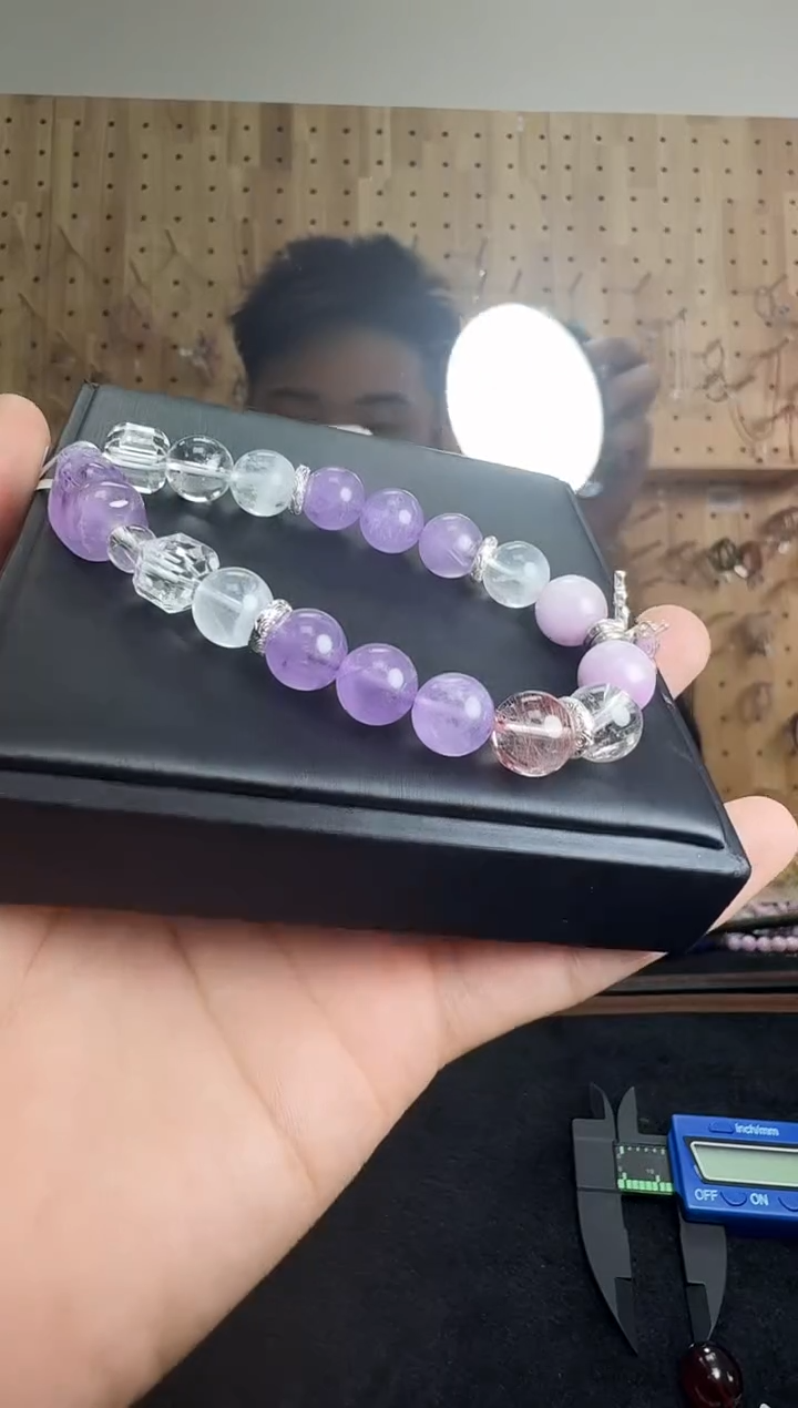 未镶嵌手链水晶村0407 约10mm