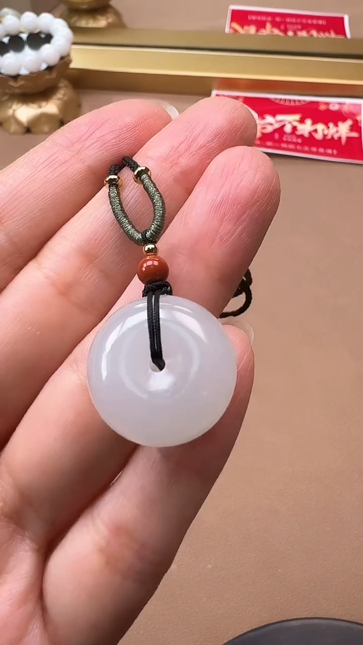 【闪购商品】和田玉吊坠未镶嵌1451平安扣